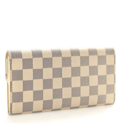 Louis Vuitton Damier Azur Emilie Wallet 3 of 8