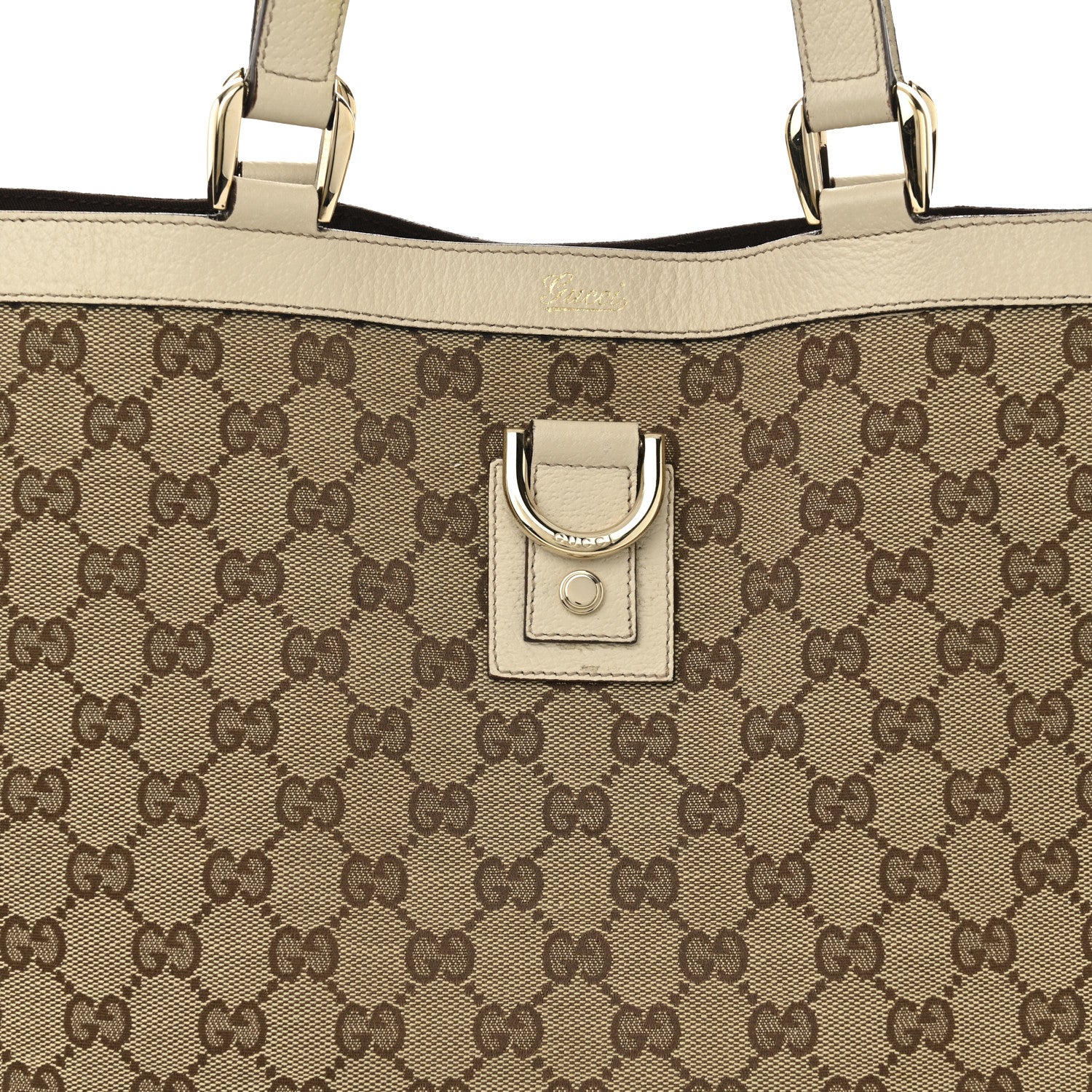 Gucci Monogram Large Abbey Tote Off White 8 of 14