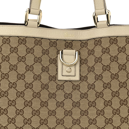 Gucci Monogram Large Abbey Tote Off White 8 of 14