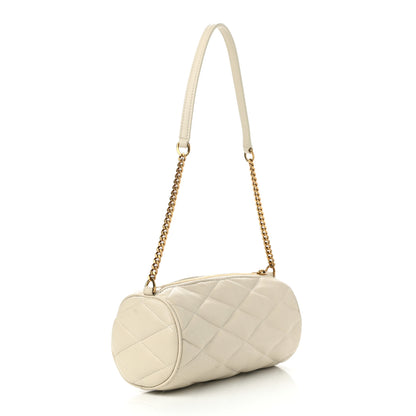 Saint Laurent Lambskin Monogram Mini Sade Tube Bag Crema Soft 3 of 7
