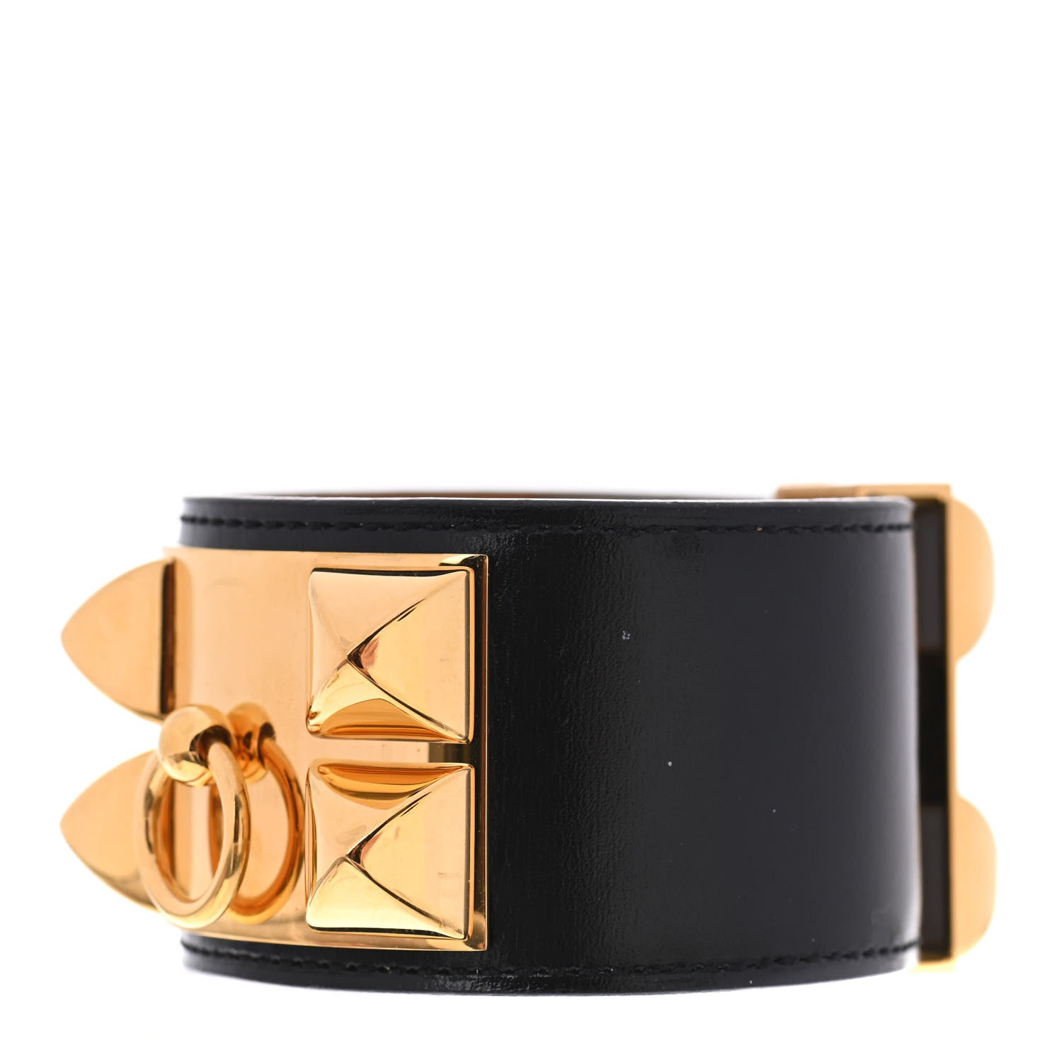 Hermes Chamonix Collier de Chien CDC Bracelet L Black 1 of 6