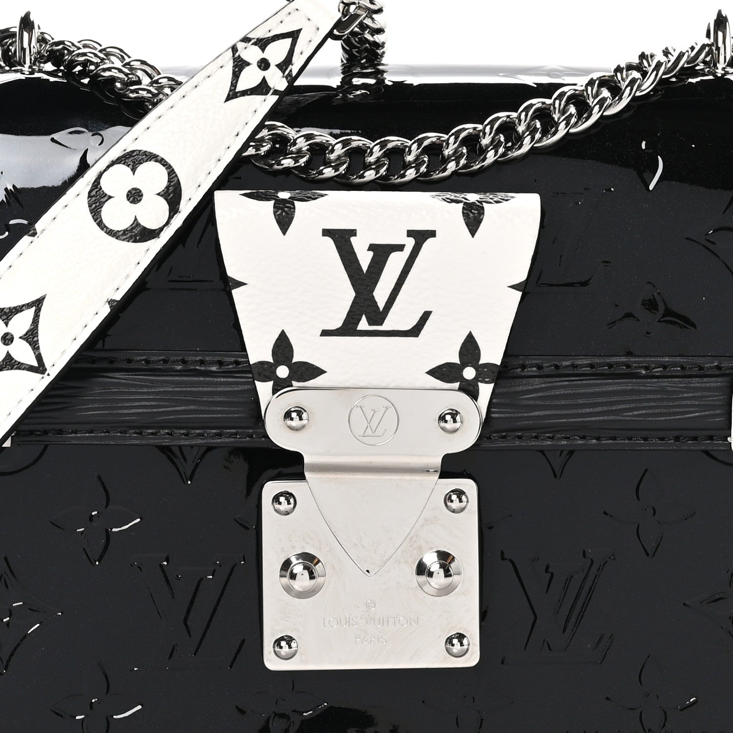 Louis Vuitton Vernis Epi Monogram Wynwood Black White 7 of 10