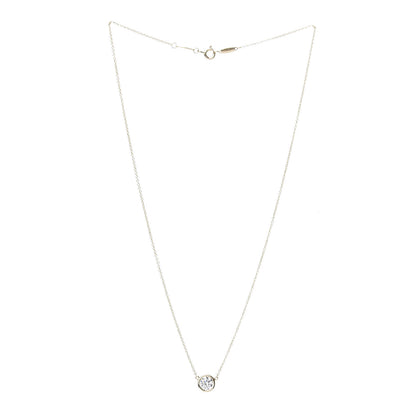 Tiffany 18K Yellow Gold Diamond .79ct Elsa Peretti Diamonds by the Yard Pendant Necklace 1 of 9
