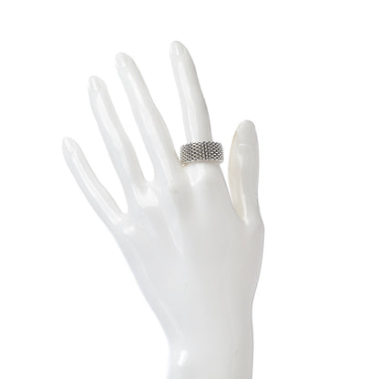 Tiffany Sterling Silver Mesh Somerset Ring 57 8 2 of 4