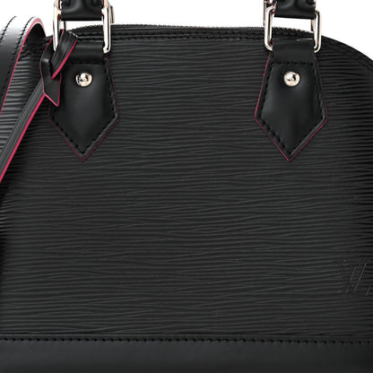 Louis Vuitton Epi Alma BB Black Hot Pink 8 of 10