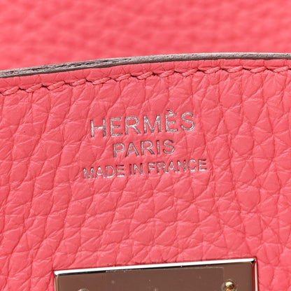 Hermes Togo Birkin 30 Rose Azalee 6 of 12