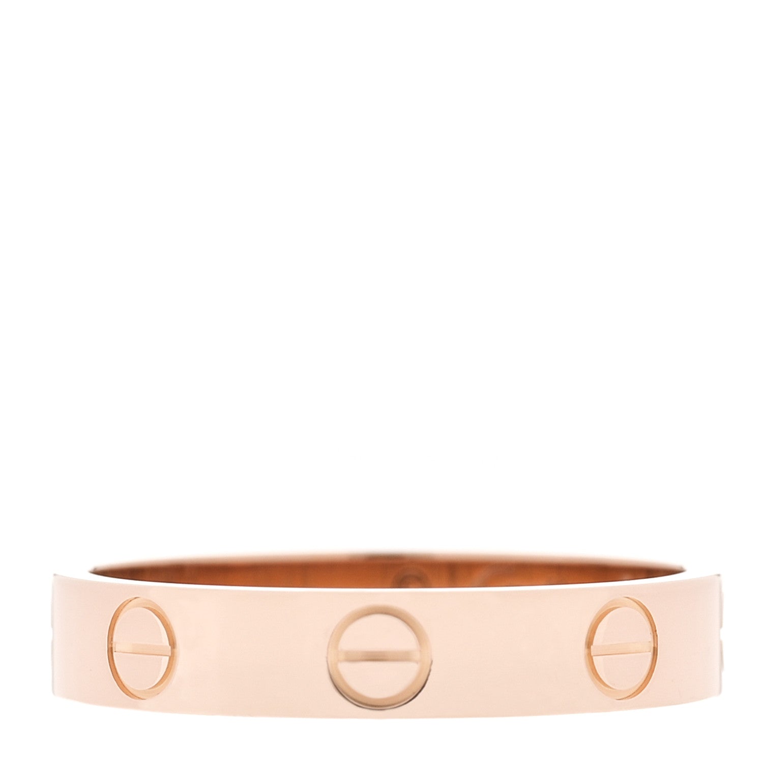 Cartier 18K Pink Gold 3.5mm LOVE Wedding Band Ring 53 6.5 1 of 4
