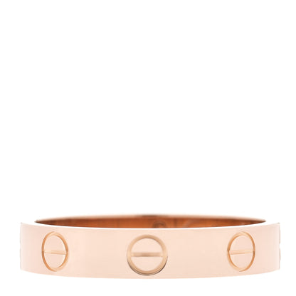 Cartier 18K Pink Gold 3.5mm LOVE Wedding Band Ring 53 6.5 1 of 4