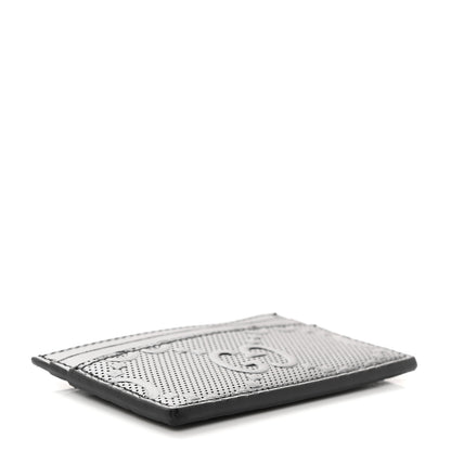 Gucci Calfskin GG Tennis Embossed Card Holder Black 4 of 7
