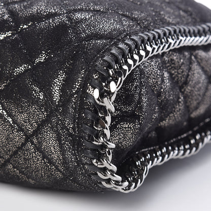 Stella McCartney Chamois Shiny Dotted Quilted Big Falabella Tote Ruthenium 12 of 12