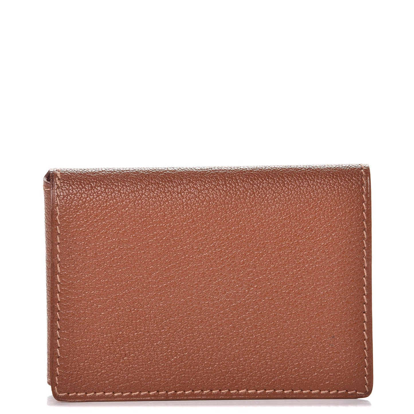 Chevre Mysore Guernesey Card Case Noisette