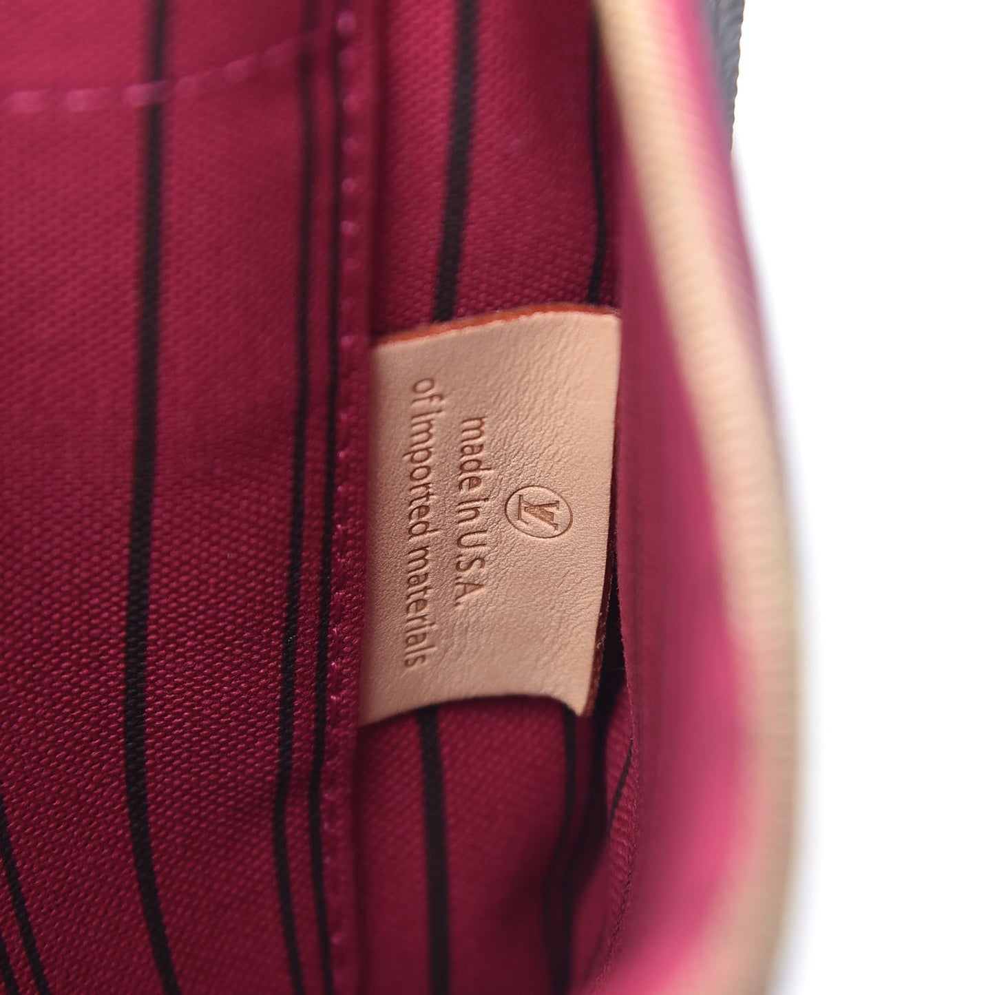 Monogram Neverfull MM GM Pochette Pivoine