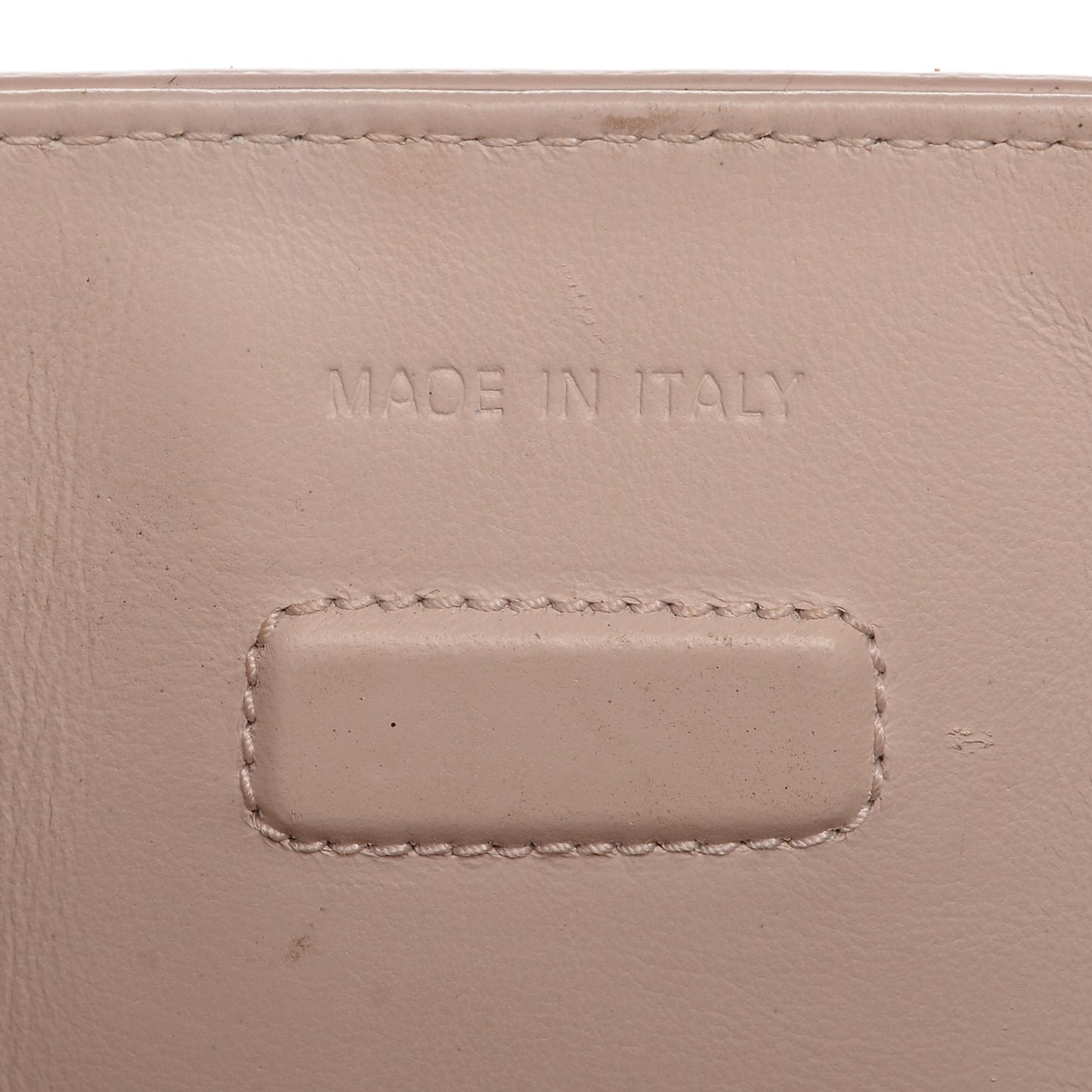 Grained Calfskin Medium Diorever Flap Tapioca