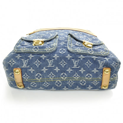 Louis Vuitton Denim Baggy GM Blue 4 of 9