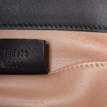 Gucci Suede Pearly GG Marmont Clutch Black 7 of 8