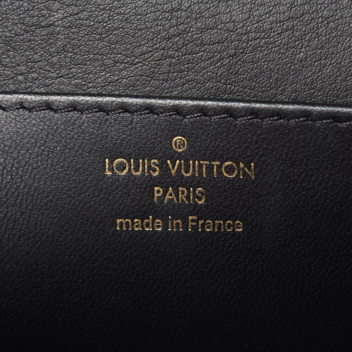 Grained Calfskin Vivienne NM Black