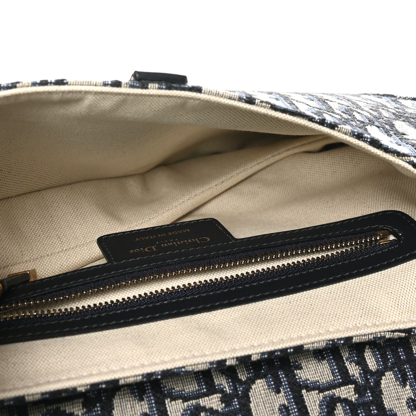 Oblique Saddle Bag Blue