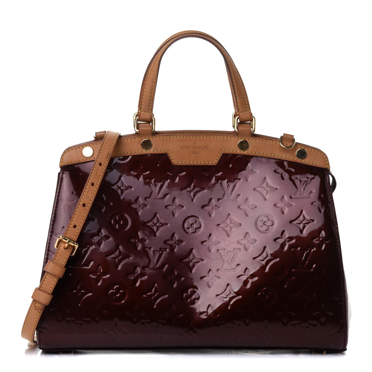 Louis Vuitton Vernis Brea MM Rouge Fauviste 1 of 4