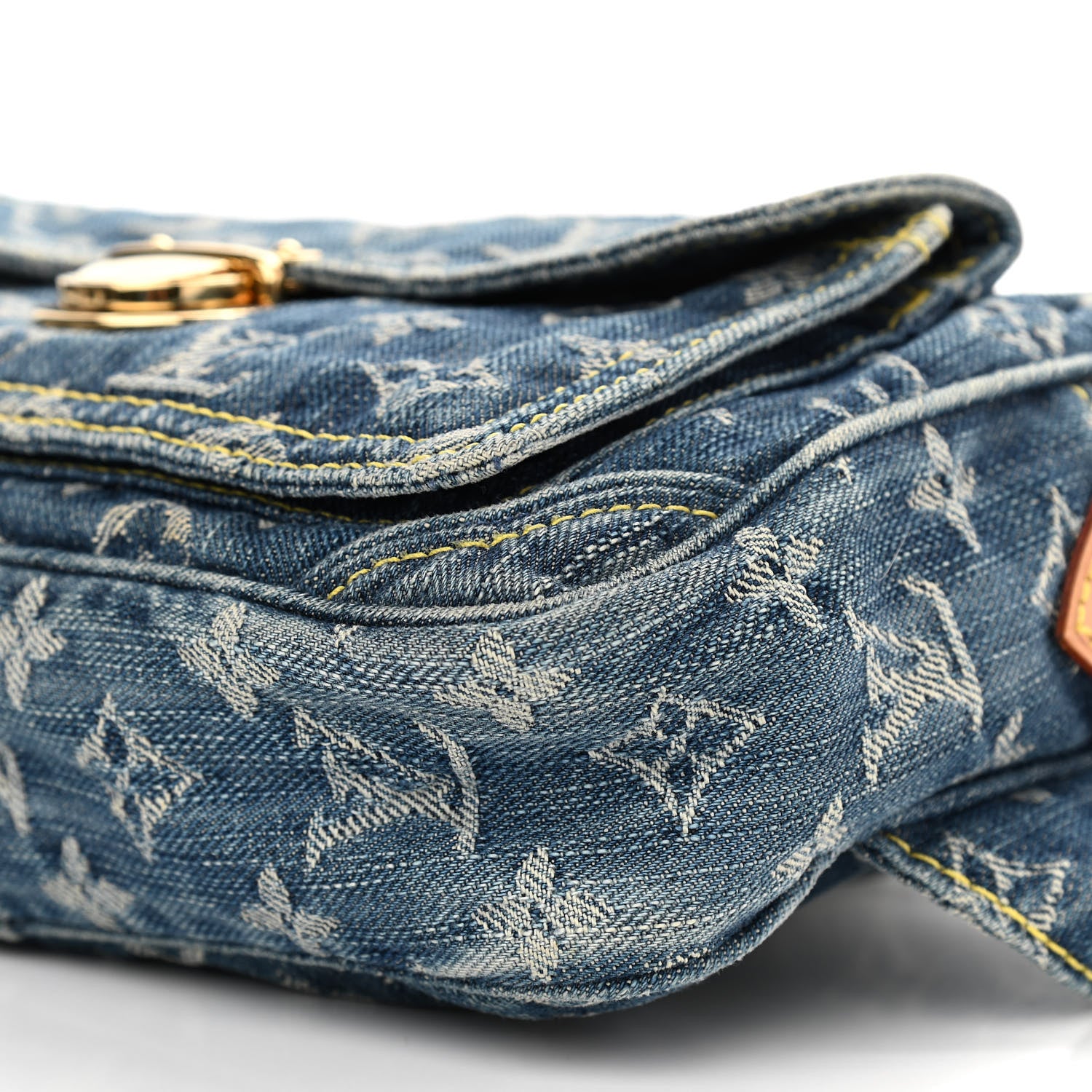 Louis Vuitton Monogram Denim Bum Bag Blue 10 of 11