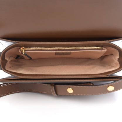 Gucci GG Supreme Monogram Horsebit 1955 Shoulder Bag Beige Brown Sugar 4 of 10