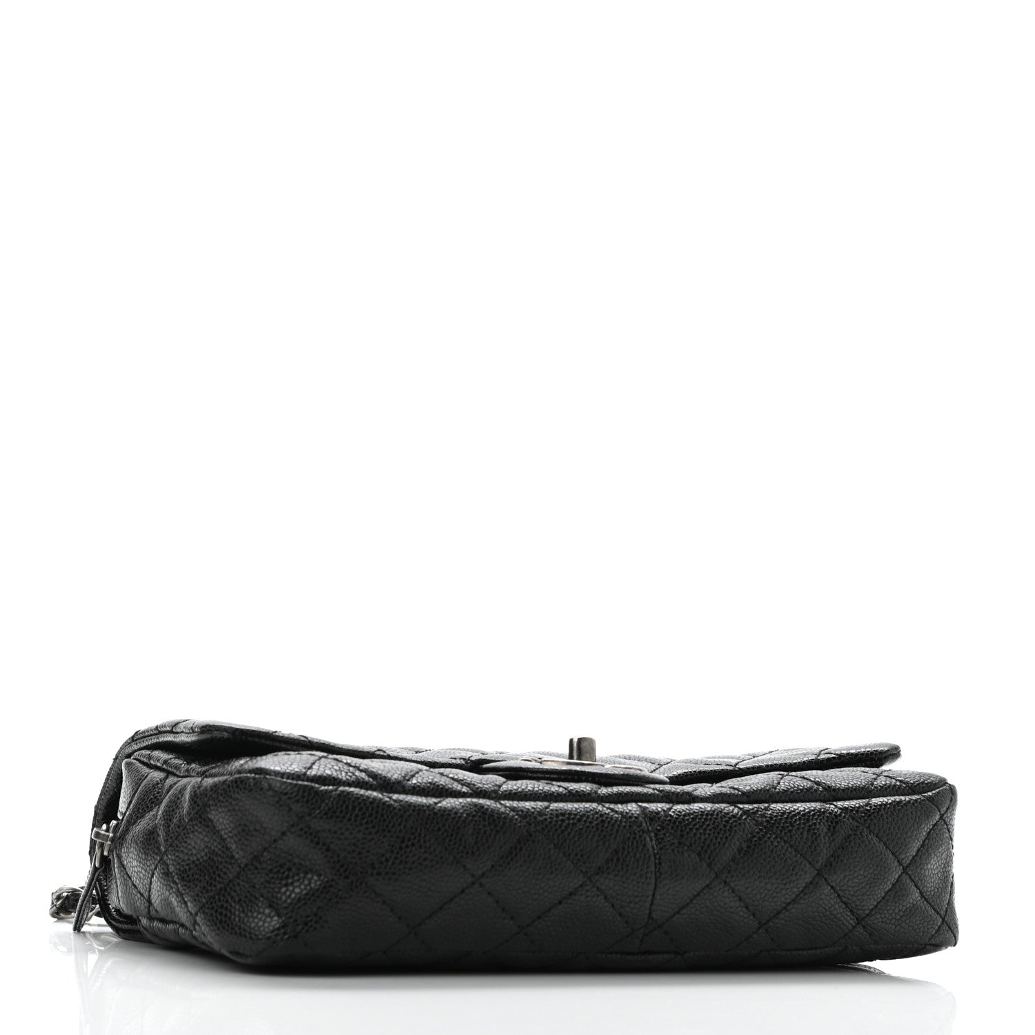 Chanel Iridescent Caviar Quilted Small Chic Flap Black 3 of 9