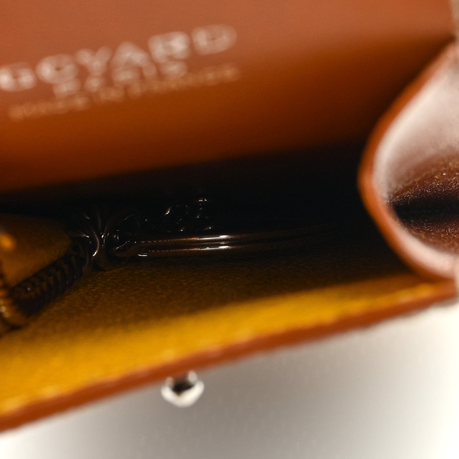 Goyard Goyardine Portier GM Key Pouch Black Gold 5 of 6