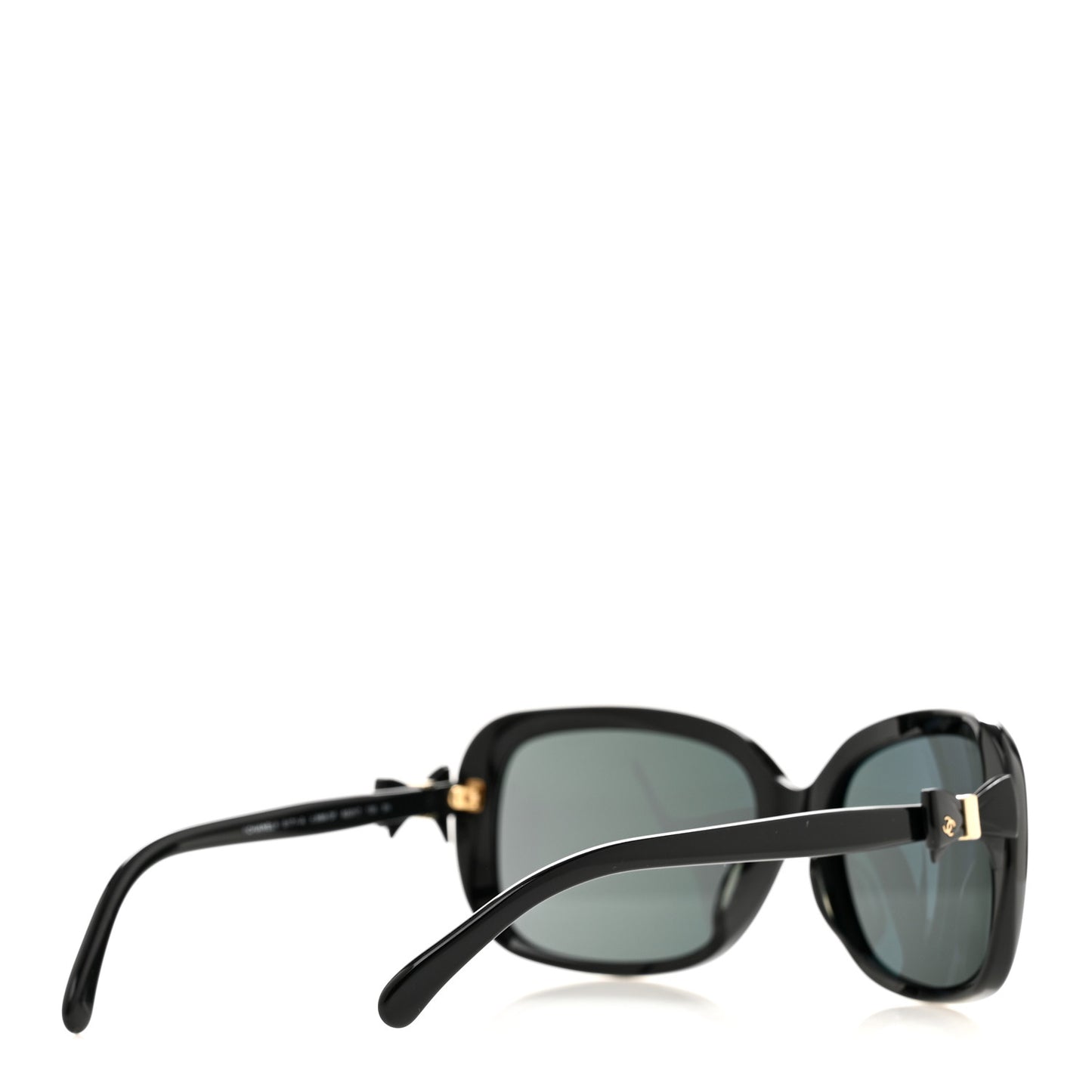 Acetate CC Bow Sunglasses 5171-A Black