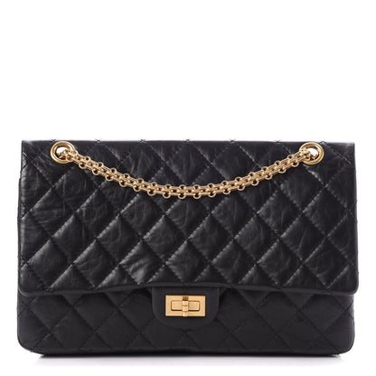 Chanel Aged Calfskin Quilted 2.55 Reissue 226 Flap Black 1 of 9