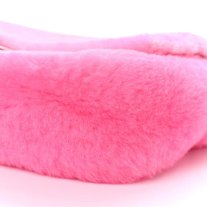 Fendi Shearling Shiny Nappa Baguette Rosa Fluo 9 of 9