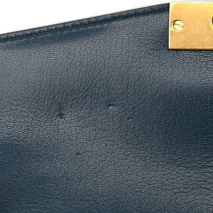 Givenchy Goatskin Quilted Small GV3 Shoulder Bag Blue 10 of 10