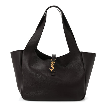Saint Laurent Grained Deerskin Bea Tote Sweet Chocolate 1 of 13