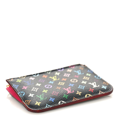 Louis Vuitton Monogram Multicolor Key Pouch Black Grenade 4 of 8