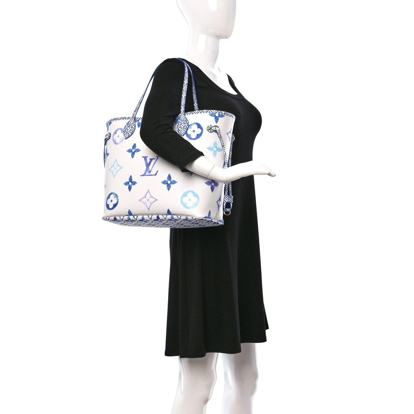 Monogram Giant By The Pool 2.0 Neverfull MM Blue