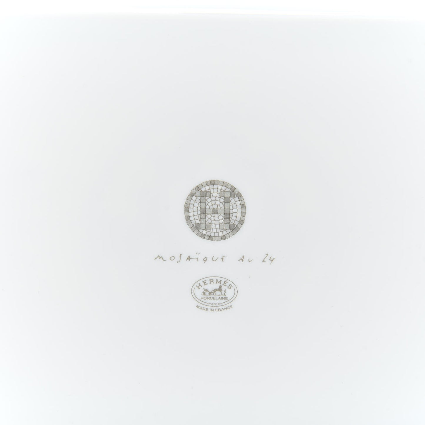 Porcelain Mosaique Au 24 Sushi Plate Platine