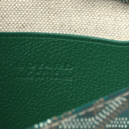 Goyard Goyardine Coeur Plumet Wallet Clutch Green 5 of 8