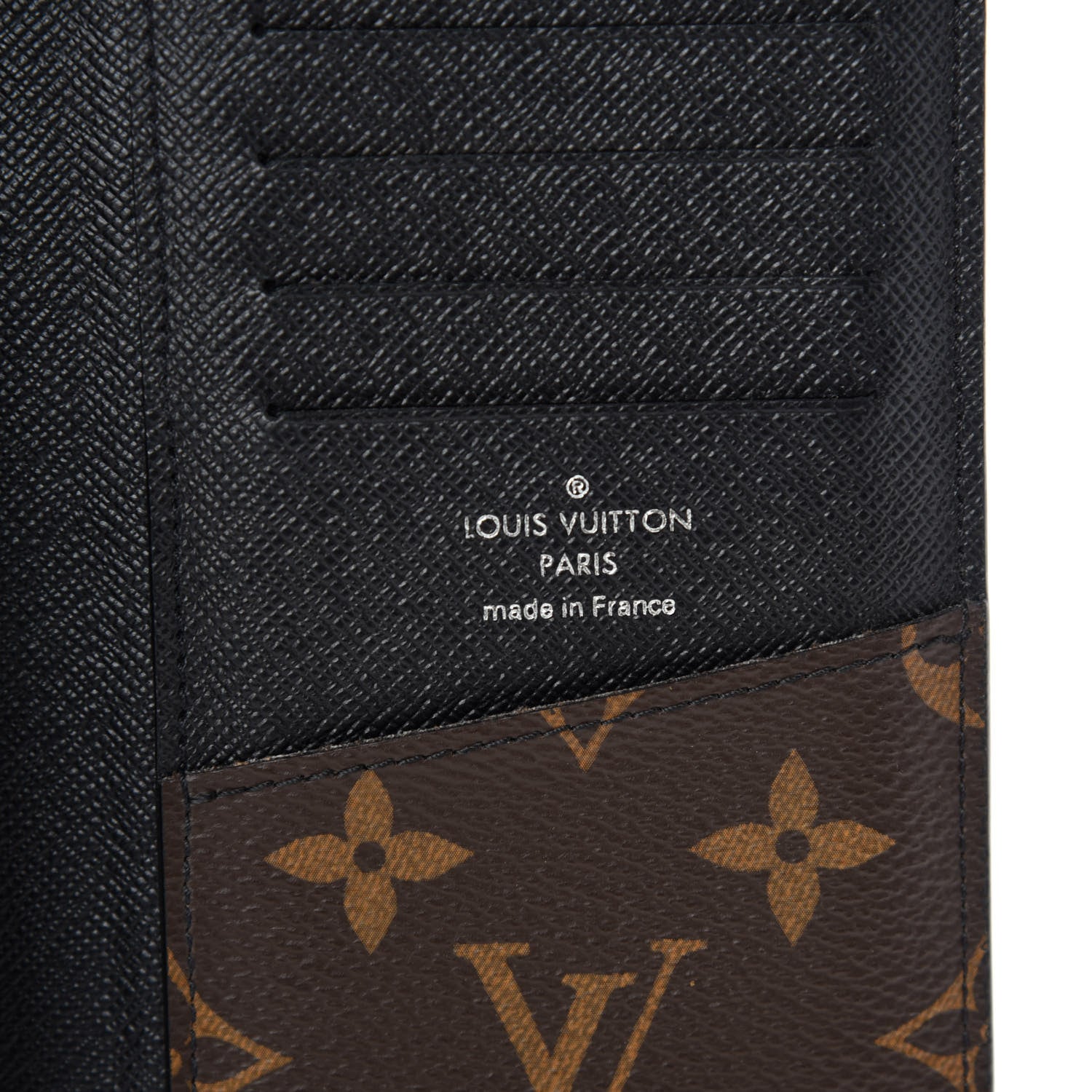 Louis Vuitton Monogram Macassar Brazza Wallet 6 of 7