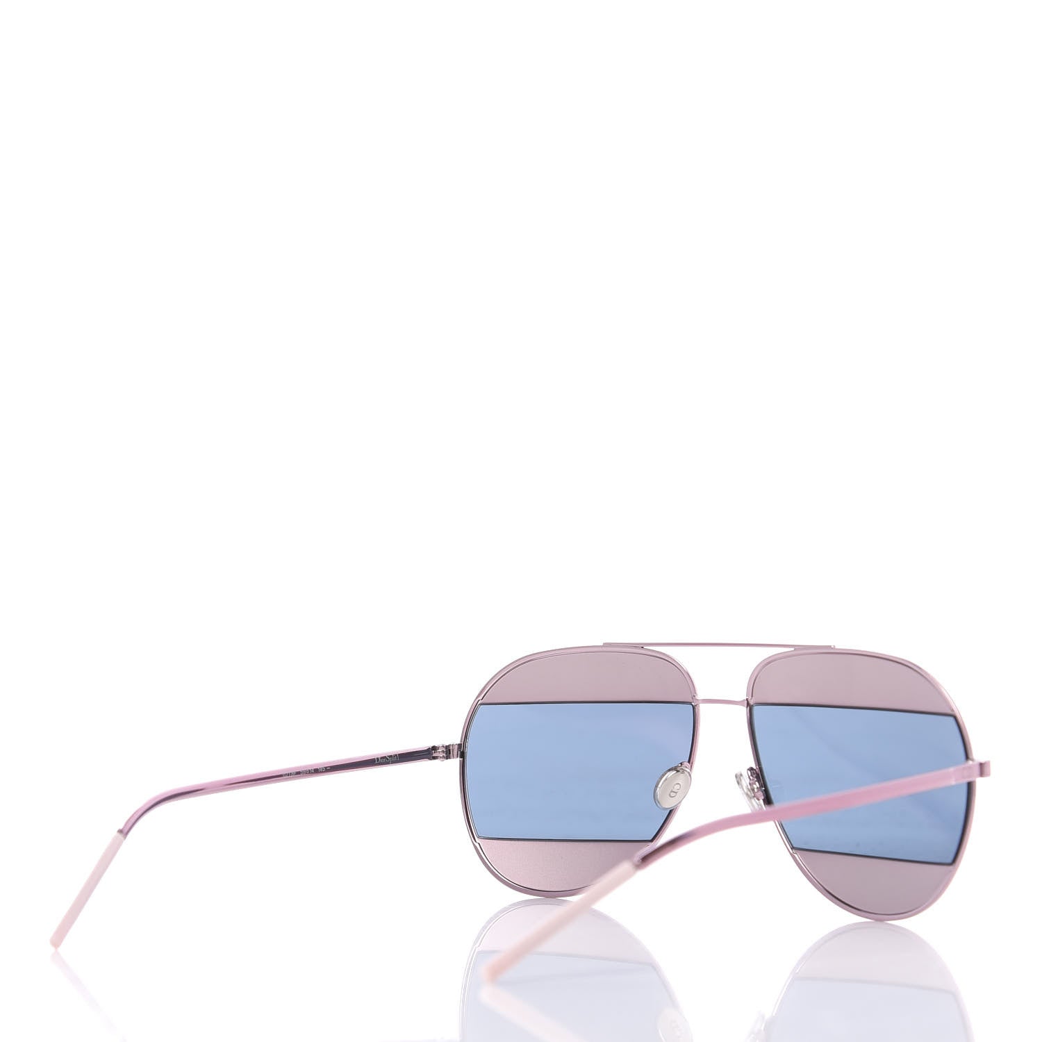 Christian Dior Split 1 Aviator Sunglasses Pink Blue 4 of 8