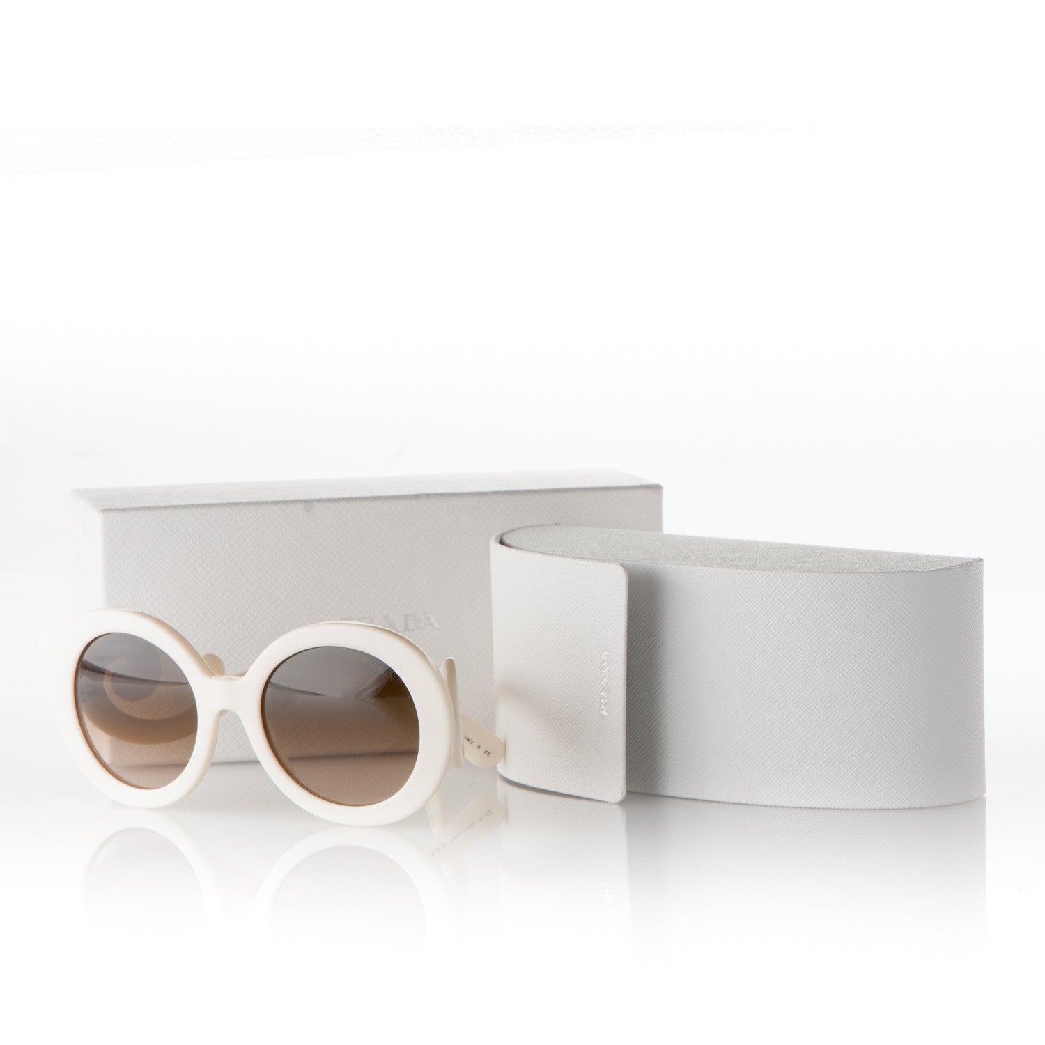 Prada Baroque Sunglasses SPR 27N White 7 of 7