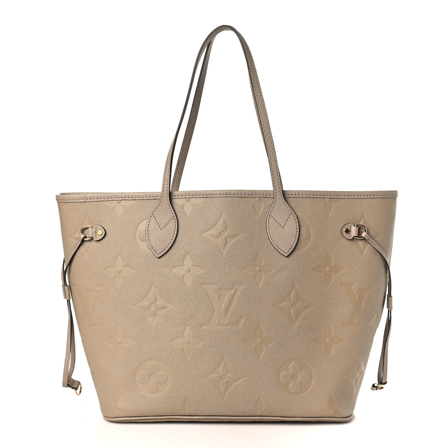Louis Vuitton Empreinte Monogram Giant Neverfull MM Tourterelle 3 of 9