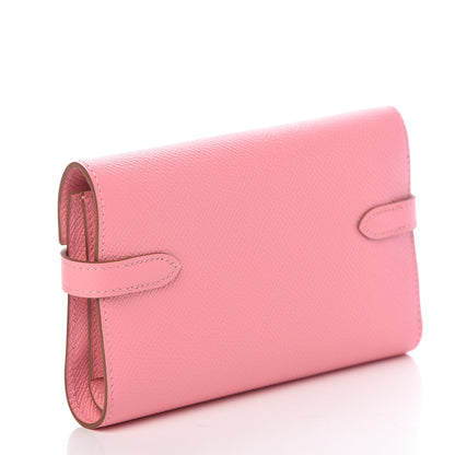 Hermes Epsom Medium Kelly Wallet Rose Confetti 3 of 8