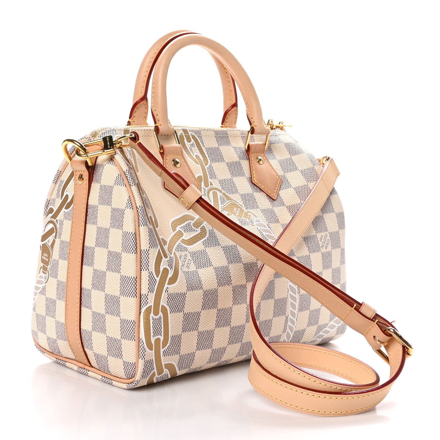 Louis Vuitton Damier Azur Nautical Speedy Bandouliere 25 3 of 13