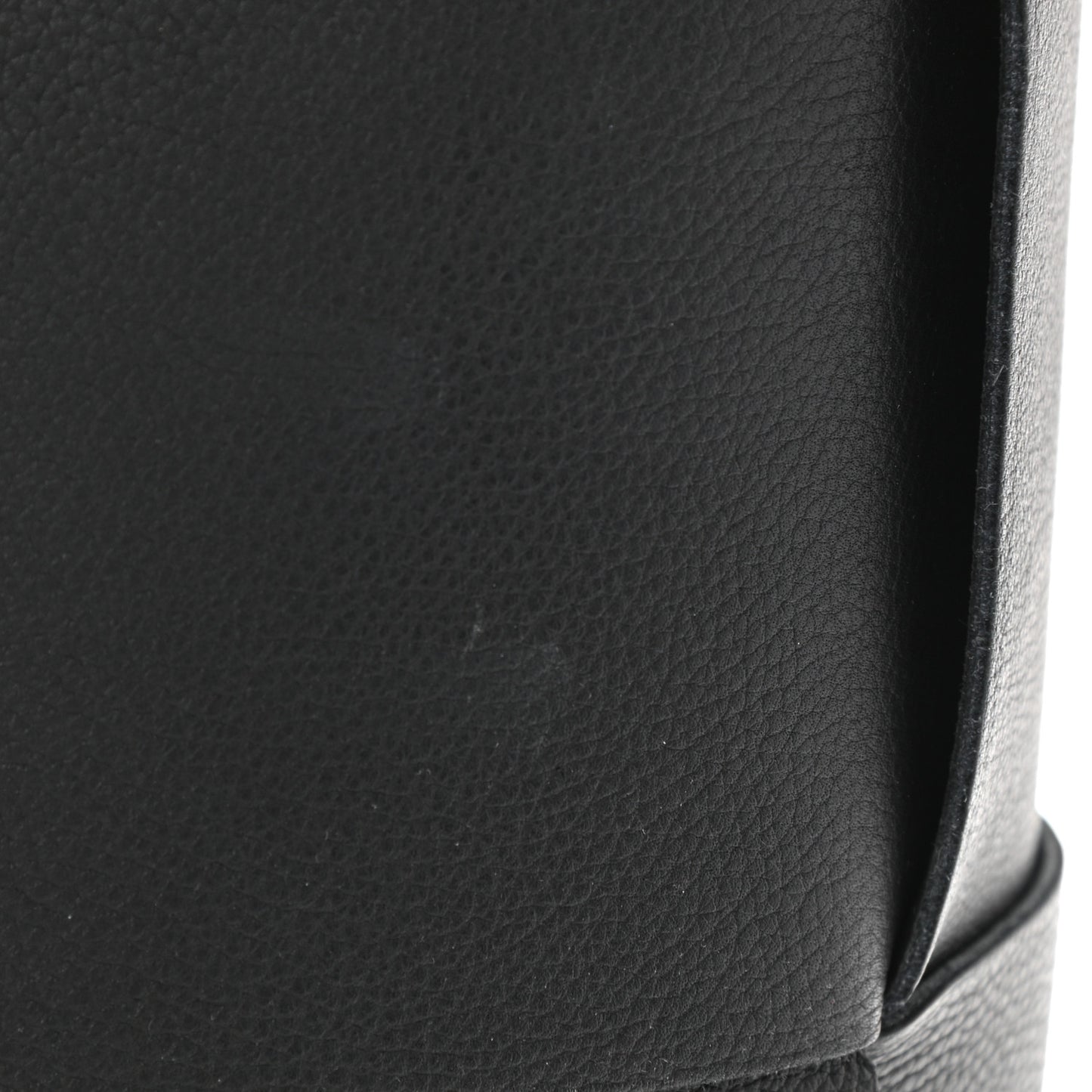 Grained Calfskin Maxi Intrecciato Arco Tote Black