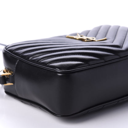 Saint Laurent Calfskin Matelasse Monogram Lou Camera Bag Black 6 of 10