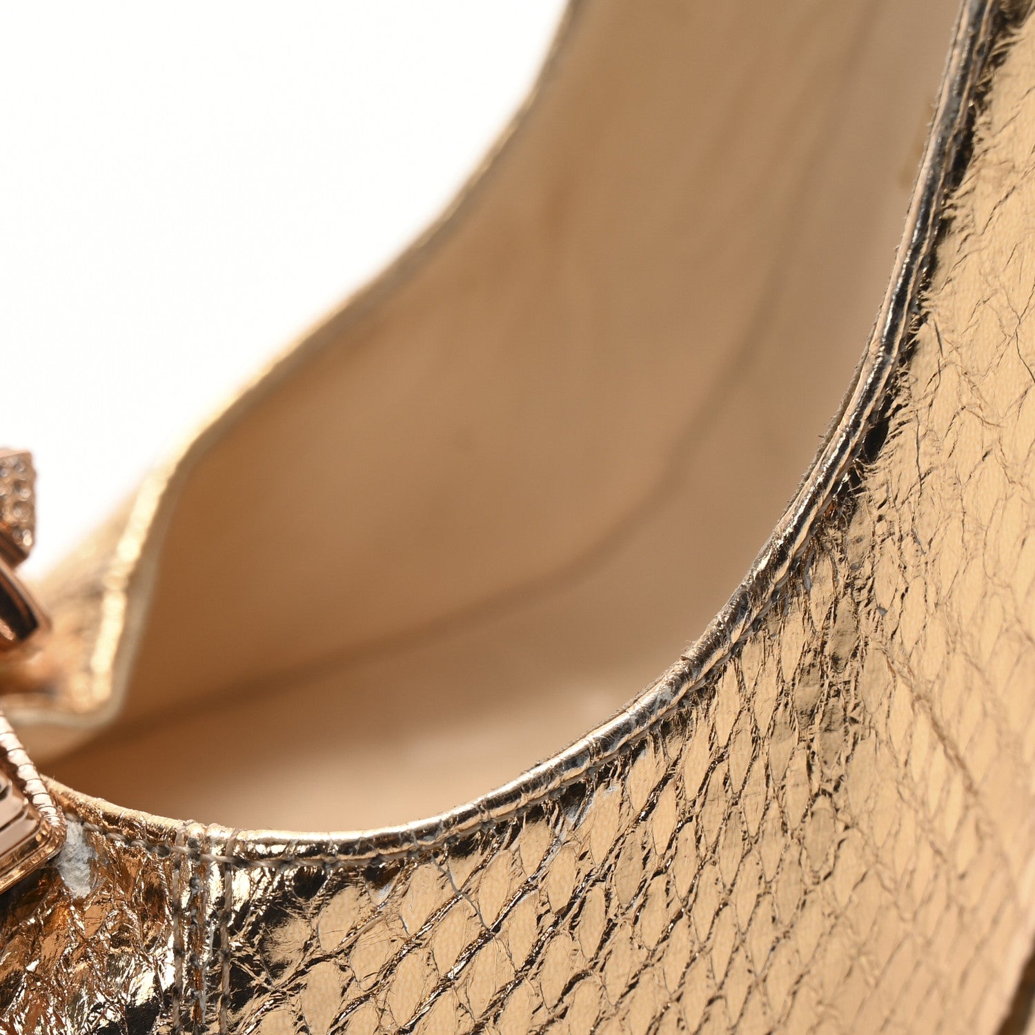 Christian Louboutin Ayers Metal Nodo 150 Pumps 36 Gold 12 of 12