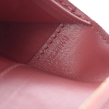 Burberry Calfskin Horseferry Check Porter Continental Wallet Coral Pink 7 of 10