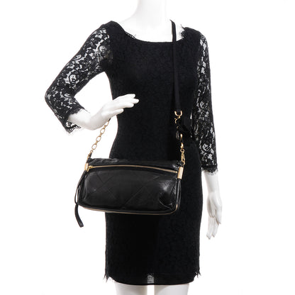 Lanvin Lambskin Amalia Shoulder Bag Black 2 of 6