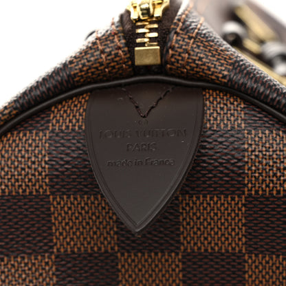 Louis Vuitton Damier Ebene Speedy 30 6 of 9