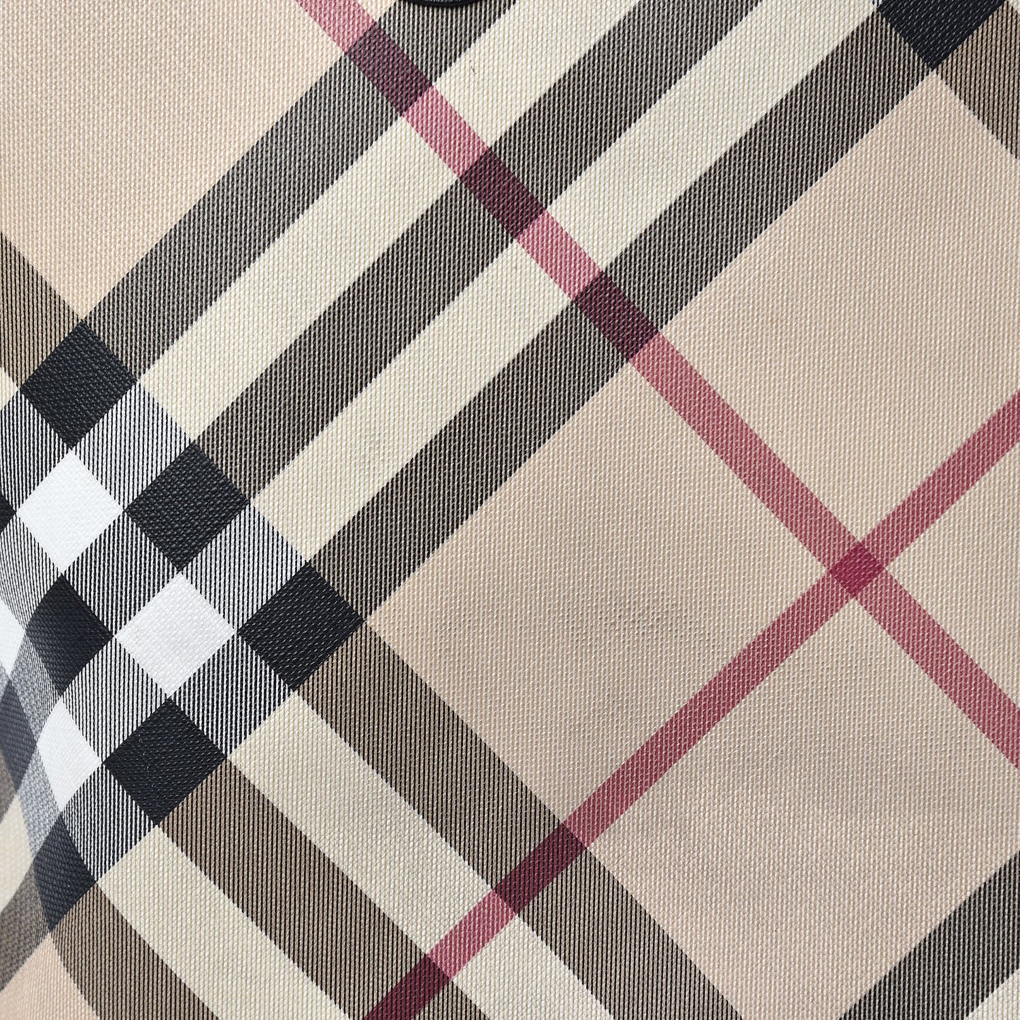 Supernova Check Tote Black