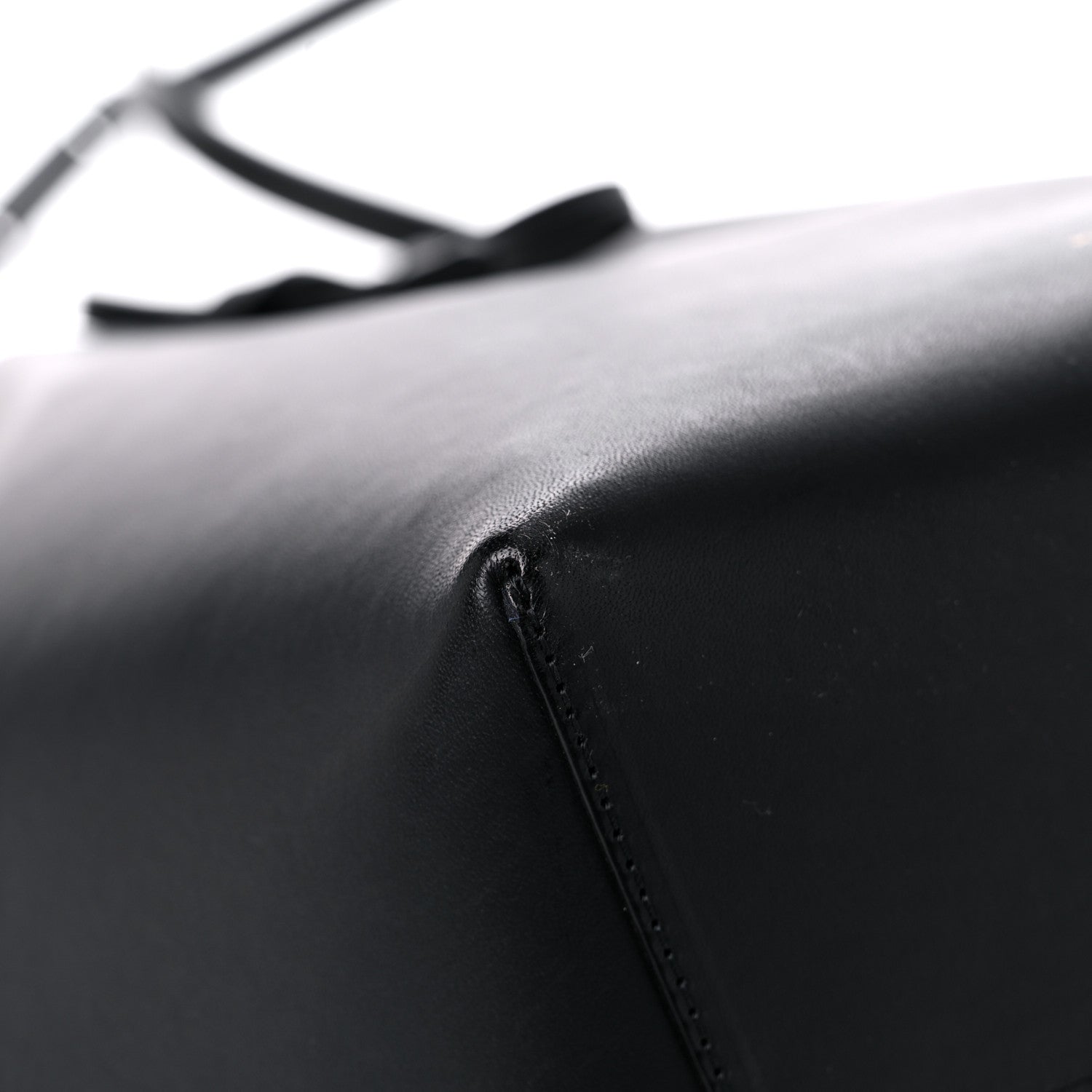 Mansur Gavriel Vegetable Tanned Calfskin Bucket Bag Black Royal 6 of 16