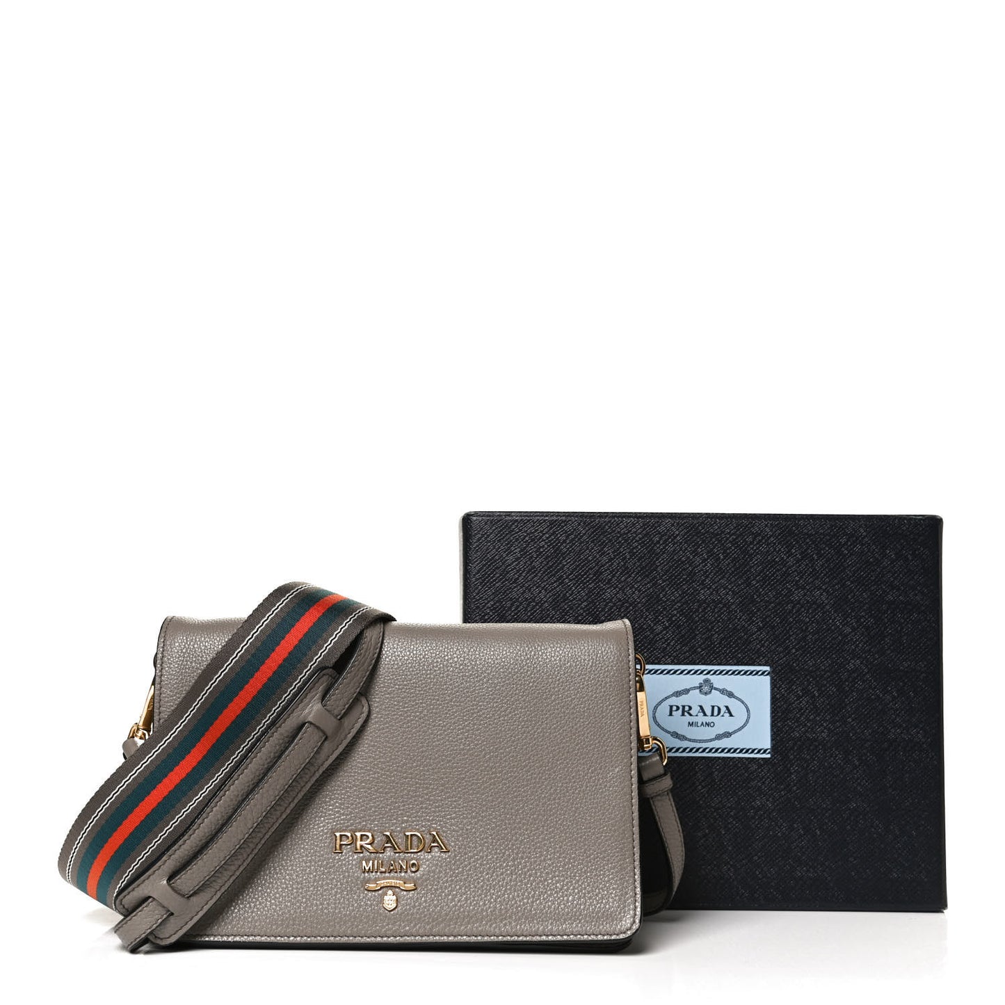 Vitello Daino Flap Crossbody Argilla